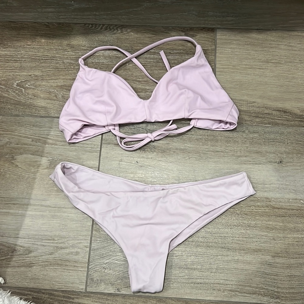 RVCA light purple bikini set